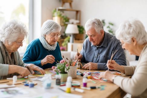 Comment organiser un atelier créatif ou de bricolage à domicile pour les seniors