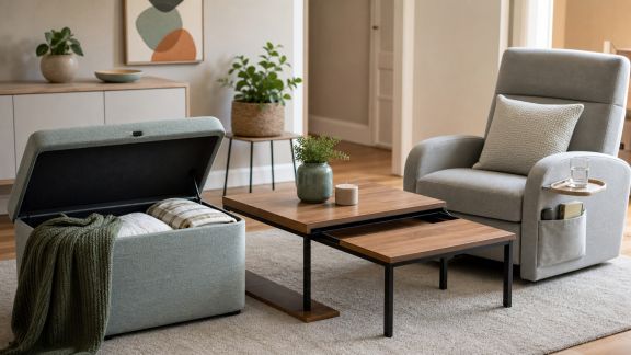 Intégrer des objets multifonctions pour optimiser son intérieur après la retraite
