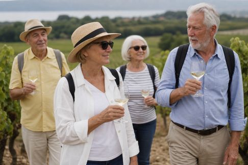 Voyages œnologiques : explorer les vignobles français en petits groupes seniors