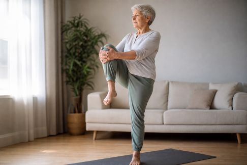 Comment débuter la gym douce chez soi après 60 ans