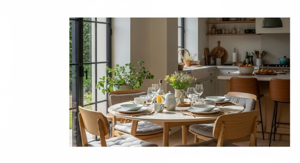 Aménager un coin repas convivial dans une cuisine ouverte à la retraite