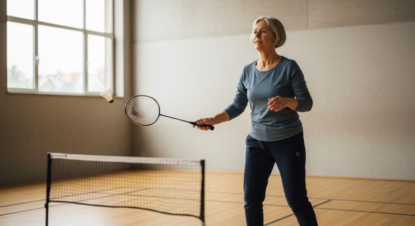 Comment pratiquer le badminton en douceur après 60 ans