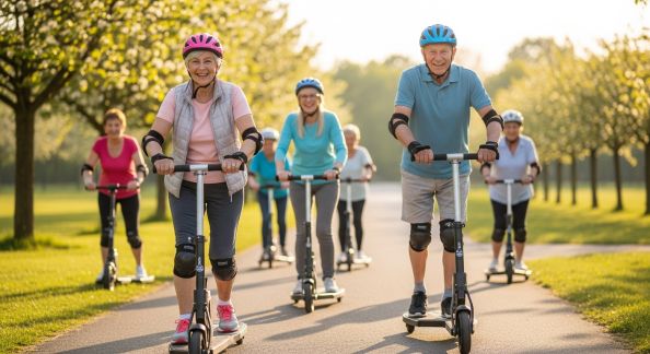 Quels bienfaits tirer du roller ou de la trottinette électrique passé la retraite