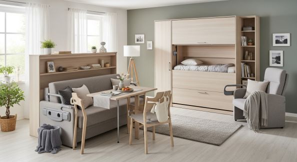 Découvrir les innovations en mobilier escamotable pour petits espaces seniors